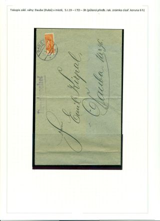 PRINTED MATTER IN POSTAL OPERATIONS OF THE FIRST CZECHOSLOVAK REPUBLIC 28. 10. 1918 - 15. 3. 1939 – sheet 2