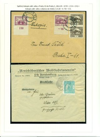 PRINTED MATTER IN POSTAL OPERATIONS OF THE FIRST CZECHOSLOVAK REPUBLIC 28. 10. 1918 - 15. 3. 1939 – sheet 6