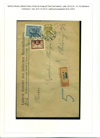 PRINTED MATTER IN POSTAL OPERATIONS OF THE FIRST CZECHOSLOVAK REPUBLIC 28. 10. 1918 - 15. 3. 1939 – sheet 12