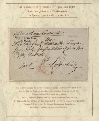 DOMOVINA SLEZSKO - POŠTOVNĚ-HISTORICKÉ DOKUMENTY OBLASTI LEOBSCHÜTZ, HORNÍ SLEZSKO – list 12