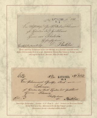 DOMOVINA SLEZSKO - POŠTOVNĚ-HISTORICKÉ DOKUMENTY OBLASTI LEOBSCHÜTZ, HORNÍ SLEZSKO – list 16
