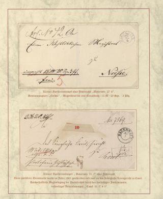DOMOVINA SLEZSKO - POŠTOVNĚ-HISTORICKÉ DOKUMENTY OBLASTI LEOBSCHÜTZ, HORNÍ SLEZSKO – list 36