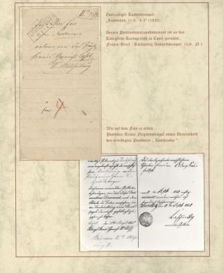 DOMOVINA SLEZSKO - POŠTOVNĚ-HISTORICKÉ DOKUMENTY OBLASTI LEOBSCHÜTZ, HORNÍ SLEZSKO – list 43