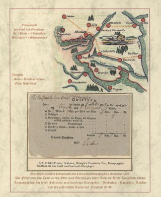 DOMOVINA SLEZSKO - POŠTOVNĚ-HISTORICKÉ DOKUMENTY OBLASTI LEOBSCHÜTZ, HORNÍ SLEZSKO – list 44