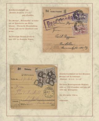 DOMOVINA SLEZSKO - POŠTOVNĚ-HISTORICKÉ DOKUMENTY OBLASTI LEOBSCHÜTZ, HORNÍ SLEZSKO – list 58