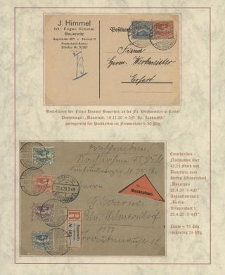 DOMOVINA SLEZSKO - POŠTOVNĚ-HISTORICKÉ DOKUMENTY OBLASTI LEOBSCHÜTZ, HORNÍ SLEZSKO – list 59