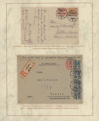 DOMOVINA SLEZSKO - POŠTOVNĚ-HISTORICKÉ DOKUMENTY OBLASTI LEOBSCHÜTZ, HORNÍ SLEZSKO – list 63