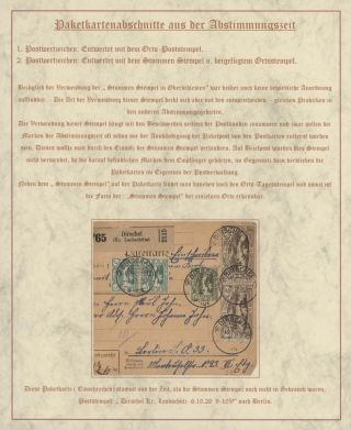 DOMOVINA SLEZSKO - POŠTOVNĚ-HISTORICKÉ DOKUMENTY OBLASTI LEOBSCHÜTZ, HORNÍ SLEZSKO – list 65