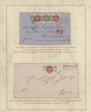 DOMOVINA SLEZSKO - POŠTOVNĚ-HISTORICKÉ DOKUMENTY OBLASTI LEOBSCHÜTZ, HORNÍ SLEZSKO – list 71