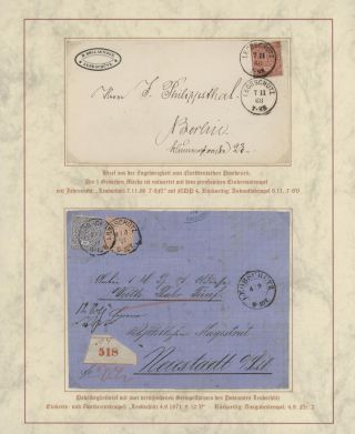 DOMOVINA SLEZSKO - POŠTOVNĚ-HISTORICKÉ DOKUMENTY OBLASTI LEOBSCHÜTZ, HORNÍ SLEZSKO – list 75