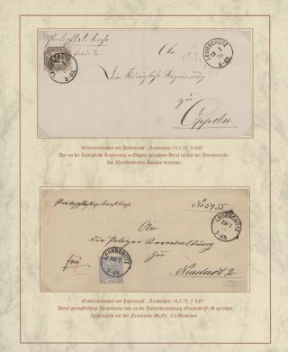 DOMOVINA SLEZSKO - POŠTOVNĚ-HISTORICKÉ DOKUMENTY OBLASTI LEOBSCHÜTZ, HORNÍ SLEZSKO – list 76