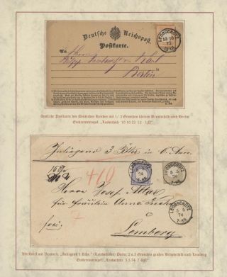 DOMOVINA SLEZSKO - POŠTOVNĚ-HISTORICKÉ DOKUMENTY OBLASTI LEOBSCHÜTZ, HORNÍ SLEZSKO – list 79