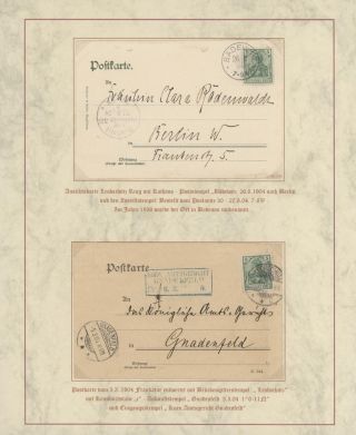 DOMOVINA SLEZSKO - POŠTOVNĚ-HISTORICKÉ DOKUMENTY OBLASTI LEOBSCHÜTZ, HORNÍ SLEZSKO – list 101