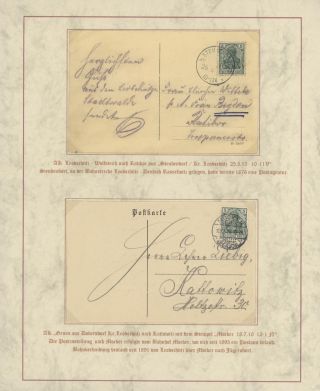 DOMOVINA SLEZSKO - POŠTOVNĚ-HISTORICKÉ DOKUMENTY OBLASTI LEOBSCHÜTZ, HORNÍ SLEZSKO – list 103
