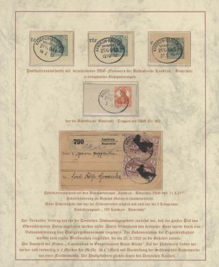 DOMOVINA SLEZSKO - POŠTOVNĚ-HISTORICKÉ DOKUMENTY OBLASTI LEOBSCHÜTZ, HORNÍ SLEZSKO – list 106