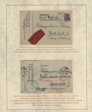 DOMOVINA SLEZSKO - POŠTOVNĚ-HISTORICKÉ DOKUMENTY OBLASTI LEOBSCHÜTZ, HORNÍ SLEZSKO – list 107