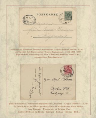 DOMOVINA SLEZSKO - POŠTOVNĚ-HISTORICKÉ DOKUMENTY OBLASTI LEOBSCHÜTZ, HORNÍ SLEZSKO – list 109