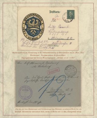 DOMOVINA SLEZSKO - POŠTOVNĚ-HISTORICKÉ DOKUMENTY OBLASTI LEOBSCHÜTZ, HORNÍ SLEZSKO – list 115
