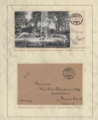 DOMOVINA SLEZSKO - POŠTOVNĚ-HISTORICKÉ DOKUMENTY OBLASTI LEOBSCHÜTZ, HORNÍ SLEZSKO – list 116