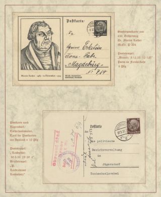 DOMOVINA SLEZSKO - POŠTOVNĚ-HISTORICKÉ DOKUMENTY OBLASTI LEOBSCHÜTZ, HORNÍ SLEZSKO – list 122