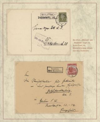 DOMOVINA SLEZSKO - POŠTOVNĚ-HISTORICKÉ DOKUMENTY OBLASTI LEOBSCHÜTZ, HORNÍ SLEZSKO – list 124