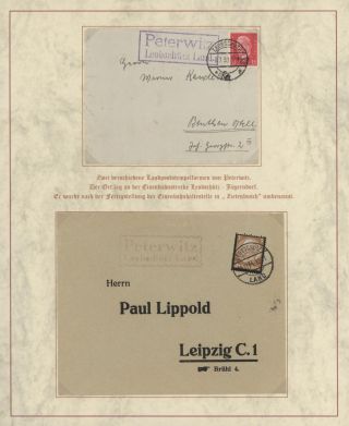 DOMOVINA SLEZSKO - POŠTOVNĚ-HISTORICKÉ DOKUMENTY OBLASTI LEOBSCHÜTZ, HORNÍ SLEZSKO – list 129