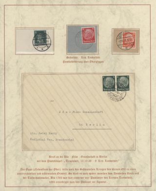 DOMOVINA SLEZSKO - POŠTOVNĚ-HISTORICKÉ DOKUMENTY OBLASTI LEOBSCHÜTZ, HORNÍ SLEZSKO – list 134