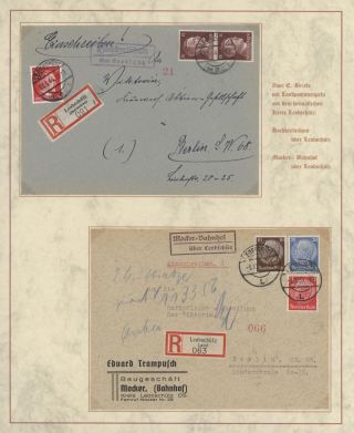 DOMOVINA SLEZSKO - POŠTOVNĚ-HISTORICKÉ DOKUMENTY OBLASTI LEOBSCHÜTZ, HORNÍ SLEZSKO – list 135
