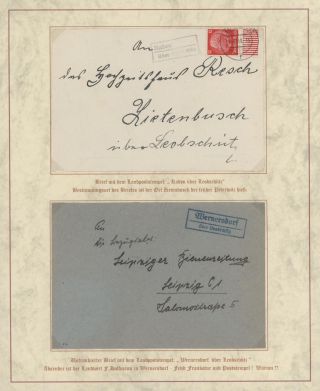 DOMOVINA SLEZSKO - POŠTOVNĚ-HISTORICKÉ DOKUMENTY OBLASTI LEOBSCHÜTZ, HORNÍ SLEZSKO – list 136