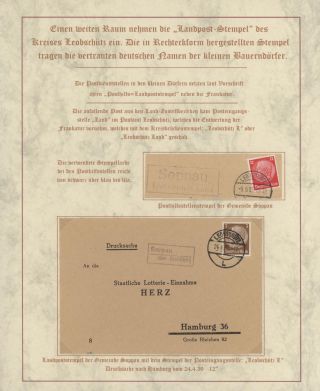DOMOVINA SLEZSKO - POŠTOVNĚ-HISTORICKÉ DOKUMENTY OBLASTI LEOBSCHÜTZ, HORNÍ SLEZSKO – list 139