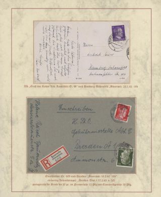 DOMOVINA SLEZSKO - POŠTOVNĚ-HISTORICKÉ DOKUMENTY OBLASTI LEOBSCHÜTZ, HORNÍ SLEZSKO – list 142