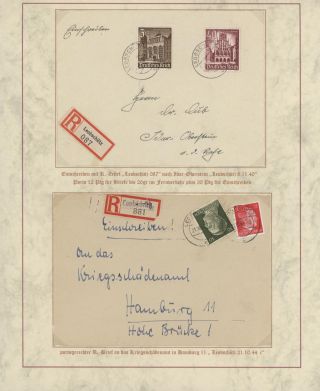 DOMOVINA SLEZSKO - POŠTOVNĚ-HISTORICKÉ DOKUMENTY OBLASTI LEOBSCHÜTZ, HORNÍ SLEZSKO – list 144