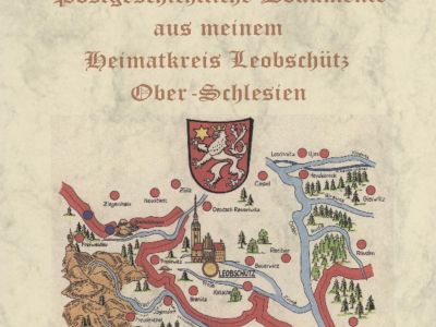 DOMOVINA SLEZSKO - POŠTOVNĚ-HISTORICKÉ DOKUMENTY OBLASTI LEOBSCHÜTZ, HORNÍ SLEZSKO