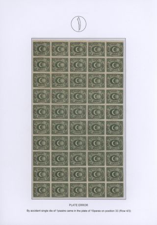 OSMANISCHES REICH - "DULOZ" AUSGABEN 1865-1882 – Blatt 3