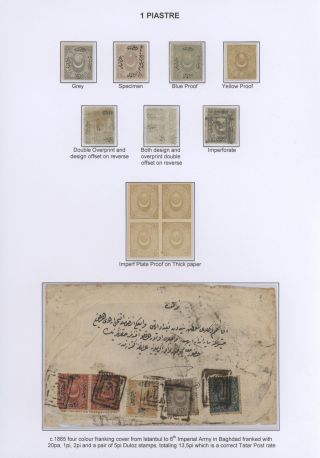 OSMANISCHES REICH - "DULOZ" AUSGABEN 1865-1882 – Blatt 7