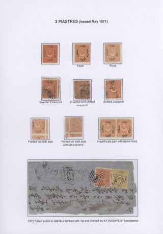 OTTOMAN EMPIRE – THE „DULOZ“ ISSUES 1865-1882 – sheet 51