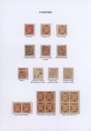 OTTOMAN EMPIRE – THE „DULOZ“ ISSUES 1865-1882 – sheet 61