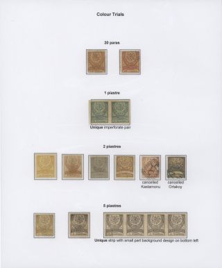 OSMANISCHES REICH - U.P.U. AUSGABEN 1876-1891 – Blatt 8
