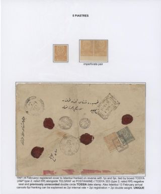 OTTOMAN EMPIRE – U.P.U. ISSUES 1876-1891 – sheet 55
