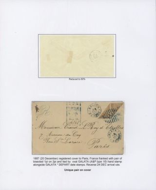 OTTOMAN EMPIRE – U.P.U. ISSUES 1876-1891 – sheet 67