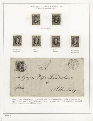 KÖNIGREICH SACHSEN 1851-1867 – Blatt 3
