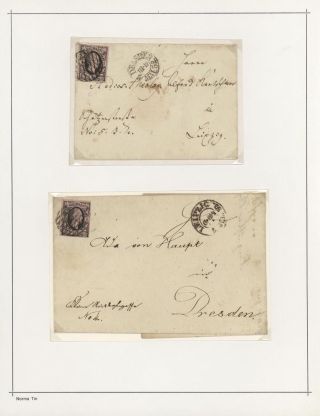 KÖNIGREICH SACHSEN 1851-1867 – Blatt 11