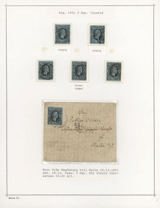 KÖNIGREICH SACHSEN 1851-1867 – Blatt 12