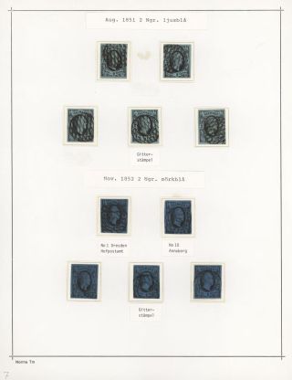 KÖNIGREICH SACHSEN 1851-1867 – Blatt 13