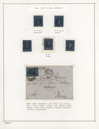 KÖNIGREICH SACHSEN 1851-1867 – Blatt 14
