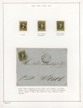 KÖNIGREICH SACHSEN 1851-1867 – Blatt 15