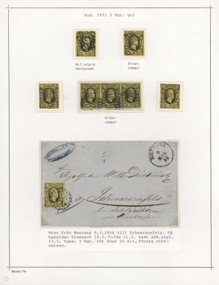 KÖNIGREICH SACHSEN 1851-1867 – Blatt 16