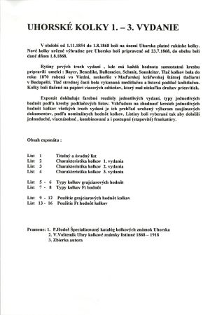 HUNGARIAN FISCAL STAMPS 1st - 3rd ISSUE – sheet 1