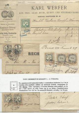 HUNGARIAN FISCAL STAMPS 1st - 3rd ISSUE – sheet 6