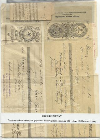 WECHSELN MIT AUFGEDRUCKTEN STEUERMARKEN IN DER SLOWAKEI – Blatt 5
